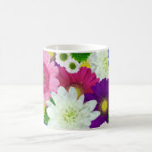 Mug Fleurs d'été, marguerites colorées, (Centre)