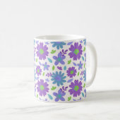 Mug Fleurs d'été rétro (Devant droit)