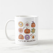 Mug Fleurs d'Halloween rétro mignonnes (Gauche)