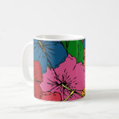 Mug Fleurs d'Hibiscus #5 (Devant gauche)