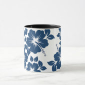 Mug Fleurs d'Hibiscus bleu hawaïen (Centre)