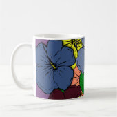 Mug Fleurs d'Hibiscus multicolores #1 (Gauche)