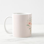 Mug Fleurs d'Hibiscus Pêche Tropical (Gauche)