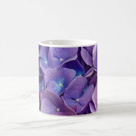 Mug Fleurs d'Hydrangée violette (Centre)