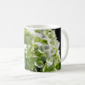 Mug Fleurs d'hydrangées vertes (Devant droit)