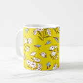 Mug Fleurs d'insectes Papillons : Patte d'été sans joi (Devant gauche)