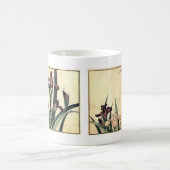 Mug Fleurs d'iris de peinture d'art de Hokusai (Centre)
