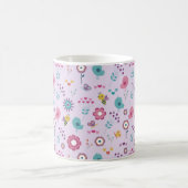 Mug Fleurs d'oiseaux, d'abeilles et de papillons (Centre)