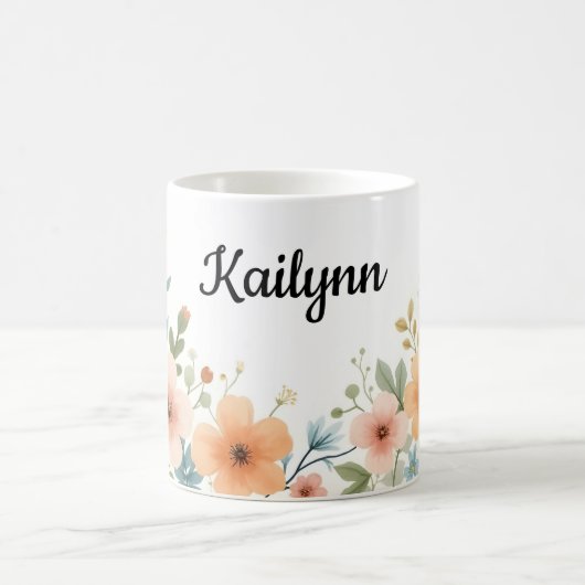 Mug Fleurs d'or et d'ivoire (Centre)