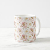 Mug Fleurs d'or rose (Devant droit)