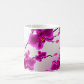 Mug Fleurs d'orchidées Floral Élégant (Centre)