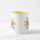 Mug fleurs dorées (Centre)