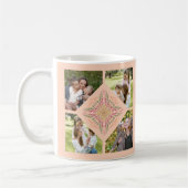 Mug Fleurs Douce pêche kaléidoscopique Écriture Meille (Gauche)