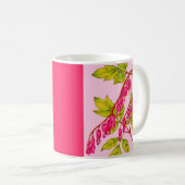 Mug fleurs du coeur saignant (Devant droit)