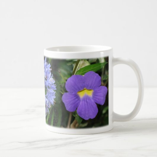 Mug Fleurs du Costa Rica - bleu (Droite)