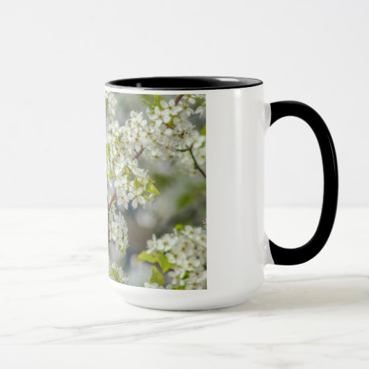 Mug Fleurs du nord de cardinal au printemps (Droite)