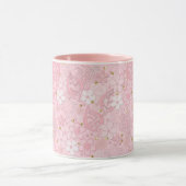 Mug Fleurs en papier rose (Centre)