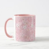 Mug Fleurs en papier rose (Gauche)