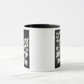 Mug Fleurs en silhouette (Centre)