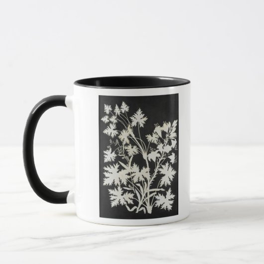 Mug Fleurs en silhouette (Gauche)