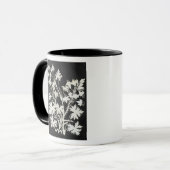 Mug Fleurs en silhouette (Devant gauche)