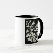Mug Fleurs en silhouette (Devant droit)