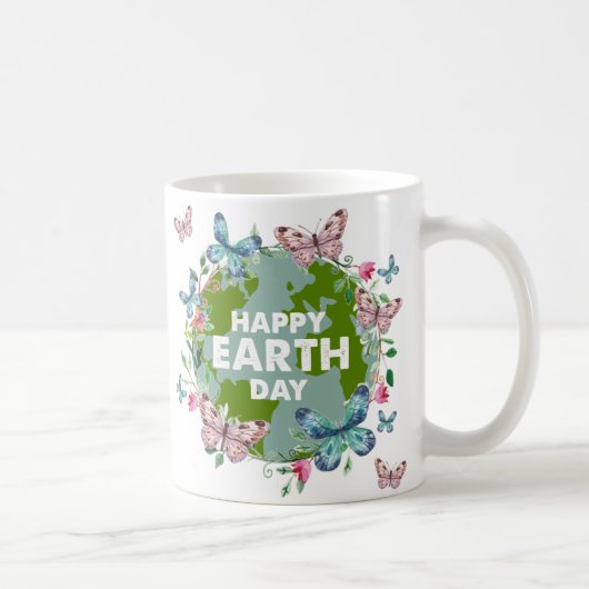 MUG FLEURS ET BUTTERFLIES HAPPY JOUR DES TERRES 2024 (Droite)