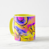 MUG FLEURS ET BUTTERFLITS BLANCS (Devant gauche)