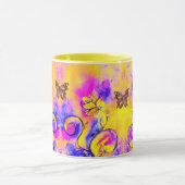 MUG FLEURS ET BUTTERFLITS BLANCS (Centre)