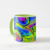 MUG FLEURS ET BUTTERFLITS BLANCS (Devant gauche)
