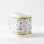 Mug Fleurs et chardons écossais (Devant gauche)