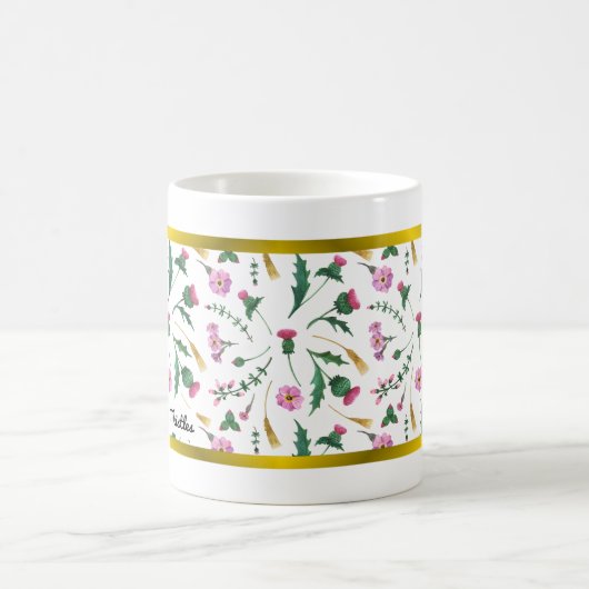Mug Fleurs et chardons écossais (Centre)