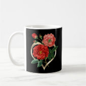 Mug Fleurs Et Coeur (Gauche)