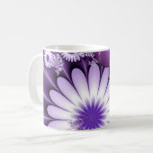 Mug Fleurs et cœurs abstraits de l'amour fractal (Devant gauche)