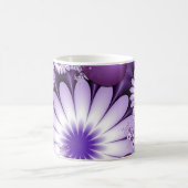 Mug Fleurs et cœurs abstraits de l'amour fractal (Centre)