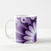 Mug Fleurs et cœurs abstraits de l'amour fractal (Gauche)