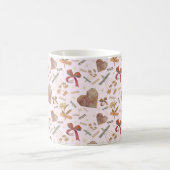 Mug Fleurs et Cœurs en Papier Vintage (Centre)