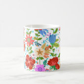 Mug Fleurs Et Feuilles (Centre)