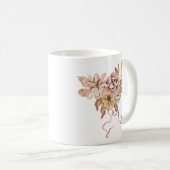Mug Fleurs et Feuilles d'automne (Devant droit)