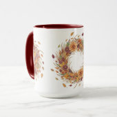 Mug Fleurs et Feuilles d'automne, auteur Natasha Us (Devant gauche)