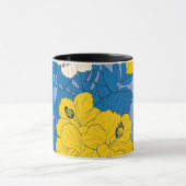 Mug Fleurs et feuilles d'hibiscus (Centre)