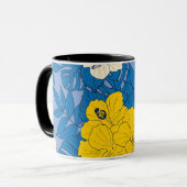 Mug Fleurs et feuilles d'hibiscus (Devant gauche)