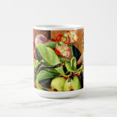 Mug Fleurs et fruits de Mangosteen; Singe de Singapour (Centre)