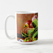 Mug Fleurs et fruits de Mangosteen; Singe de Singapour (Gauche)