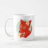 Mug Fleurs Et Mignons Renards (Gauche)