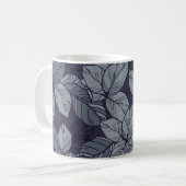 Mug Fleurs et motif feuille, tropicale, (Devant gauche)