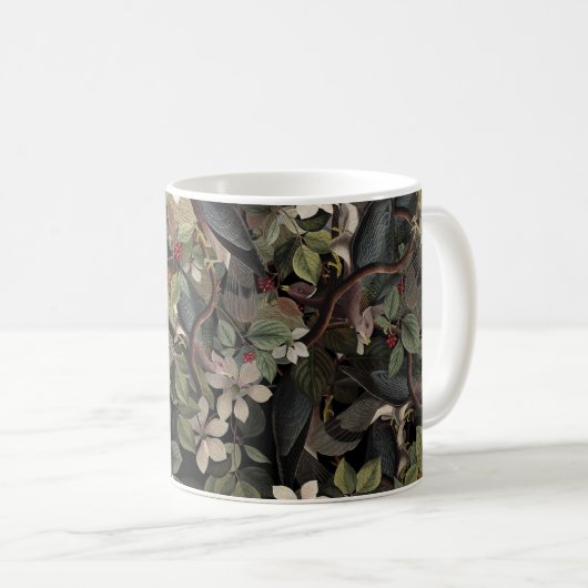 Mug Fleurs et oiseaux (Devant droit)