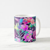 Mug Fleurs et oiseaux exotiques (Devant droit)