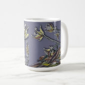 Mug Fleurs et ondulations (Devant droit)