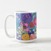 Mug Fleurs et papillons (Gauche)